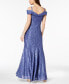 ფოტო #2 პროდუქტის Off-The-Shoulder Lace Gown