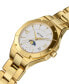 ფოტო #2 პროდუქტის Women's Swiss Be Balmain Moonphase Diamond (1/20 ct. t.w.) Gold PVD Stainless Steel Bracelet Watch 33mm