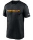 ფოტო #3 პროდუქტის Men's Black Washington Football Team Logo Essential Legend Team Performance T-shirt