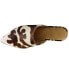 Фото #4 товара Diba True High Up Cow Mules Womens Beige, Brown Flats Casual 59220-219