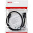 USB Cable Unitek Y-C459GBK Male Plug/Socket Black 2 m