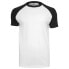 ფოტო #1 პროდუქტის BUILD YOUR BRAND Raglan Contrast short sleeve T-shirt