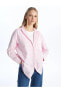 LCW Modest Çizgili Uzun Kollu Kadın Gömlek Tunik