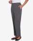 ფოტო #3 პროდუქტის Petite Worth Avenue Comfort Elastic Back Medium Length Pants