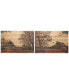 Фото #1 товара Erstwhile Barn 3 and 4 Arte de Legno Digital Print on Solid Wood Wall Art, 24" x 36" x 1.5"