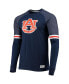 Men's Navy Auburn Tigers Game Day Sleeve Stripe Raglan Long Sleeve T-shirt