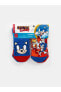 Sonic Desenli Erkek Çocuk Patik Çorap 5'li