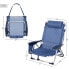Фото #8 товара Пляжное кресло AKTIVE Beach And Loss с антивертелем 5 положений с подушкой и карманом