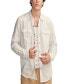 Men's Linen Western Long Sleeve Shirt