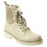 VANELi Zahra Combat Womens Beige Casual Boots 310603