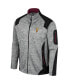 Men's Gray Arizona State Sun Devils Silberman Color Block Full-Zip Jacket