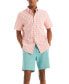 Фото #4 товара Men's Plaid Short Sleeve Button Down Shirt