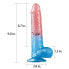 Фото #2 товара Dildo Dazzle Studsv 9 Pink and Blue