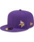 Men's Purple Minnesota Vikings Flawless 59FIFTY Fitted Hat