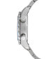 Women's Automatic Marina Divers Silver-Tone Titanium Bracelet Watch 40mm