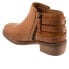 Softwalk Raleigh S2155-206 Womens Brown Leather Ankle & Booties Boots