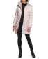 Фото #5 товара Women's Faux-Fur-Trim Hooded Puffer Coat