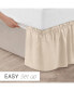 Фото #2 товара Ruffled Elastic Wrap Around Bedskirt 15 Inch Drop - Full