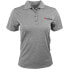 Фото #1 товара SHOEBACCA Solid Heather Short Sleeve Polo Shirt Womens Grey Casual P2013-STG-SB