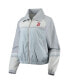 Women's Navy Boston Red Sox Colorblock Track Raglan Full-Zip Jacket
