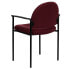 Фото #2 товара Comfort Burgundy Fabric Stackable Steel Side Reception Chair With Arms