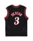 Infant Boys and Girls Allen Iverson Black Philadelphia 76ers 2000/01 Hardwood Classics Retired Player Jersey