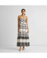 ფოტო #1 პროდუქტის Women's Strappy Tiered Maxi Dress