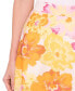 Women's Floral A-Line Midi Skirt