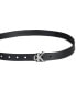 Фото #2 товара Women's CK Monogram Buckle Skinny Belt