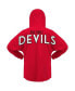 Women's Red New Jersey Devils Jersey Lace-Up V-Neck Long Sleeve Hoodie T-shirt Красный, 2XL - фото #3