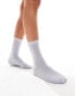 Фото #1 товара Vero Moda shiny yarn socks in pale lilac