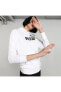 Фото #1 товара Толстовка женская PUMA Kadın Beyaz Siyah Kapşonlu ESS Logo Hoodie Sweatshirt