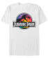Фото #1 товара Jurassic Park Men's Tie-Dye Logo Short Sleeve T-Shirt