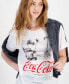 ფოტო #3 პროდუქტის Juniors' Coca Cola Refresh Yourself Cotton T-Shirt