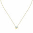 Lovely Gold Plated Semipreziose Topaz Necklace SAXN03