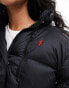 Фото #7 товара Polo Ralph Lauren down puffer jacket with logo in black