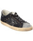 Фото #1 товара Golden Goose Superstar Canvas & Leather Sneaker Men's Blue 40