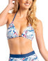 Фото #1 товара Cabana Life Sailboat Reversible Triangle Bikini Top Women's