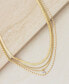 ფოტო #2 პროდუქტის Multi-Chain Layered Gold Plated Necklace