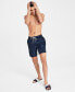 Men's Quick-Dry Anchor-Print 8" Swim Trunks