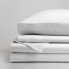 Фото #3 товара Twin 600 Thread Count Cotton Sateen Sheet Set White - Aireolux