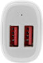 Ładowarka StarTech 2x USB-A 4.8 A (USB2PCARWHS)