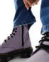 Фото #3 товара Dr Martens Jadon III 8 eye boots in lilac suede