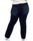 ფოტო #2 პროდუქტის Plus Size High Rise Slim Boot Jean