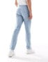 Jack & Jones Premium linen mix slim fit trouser in light blue Troposphäre, 48 - фото #5