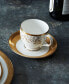 Summit Gold Set of 4 Saucers, Service For 4