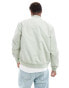 River Island bomber jacket in light green Mittelgrün, S - Chest 35-37 - фото #3