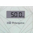 Digital Bathroom Scales Orbegozo PB 2218 White Glass
