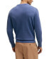 Men's Micro-Structured Crew-Neck Sweater