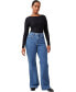 Фото #4 товара Women's Curvy Stretch Bootcut Flare Jeans